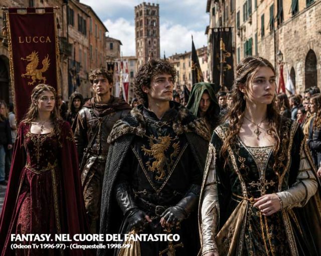 Lucca. Rievocazione storica. Cosplayer. Fantasy