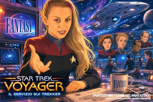 Star Trek, Spazio trekker - La serie televisiva Star Trek Voyager Fantasy Programma televisivo Odeon Tv Cinquestelle