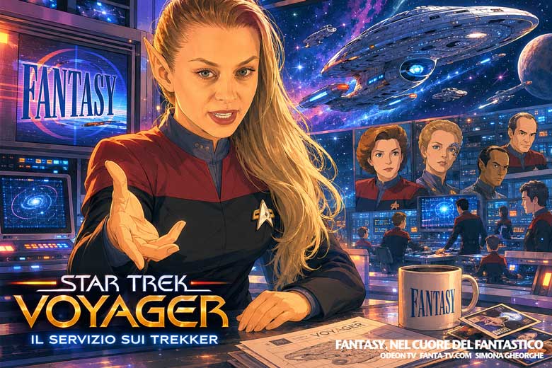 Star Trek, Spazio trekker - La serie televisiva Star Trek Voyager
Fantasy Programma televisivo Odeon Tv Cinquestelle