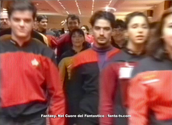 Cosplayers. I fan di Star Trek sono stati tra i protagonisti assoluti del programma televisivo.