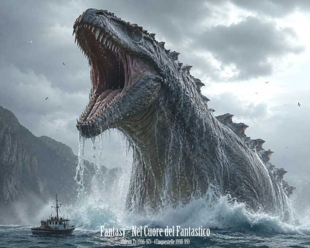 GODZILLA. Video tratto dalla TRASMISSIONE TELEVISIVA Fantasy - Nel Cuore del Fantastico. Il primo programma televisivo dedicato alla fantascienza, giochi di ruolo, manga e anime. (Odeon Tv 1996-97) - (Cinquestelle 1998-99)